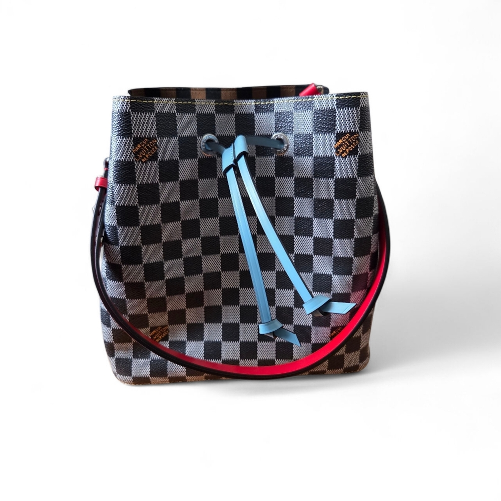 ❌️SOLD❌️Authentic Louis Vuitton Damier Black-White NoeNoe MM - Picture 1 of 6